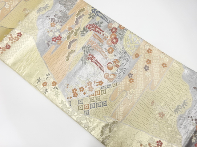 JAPANESE FUKURO OBI / WOVEN SHOCHIKUBAI